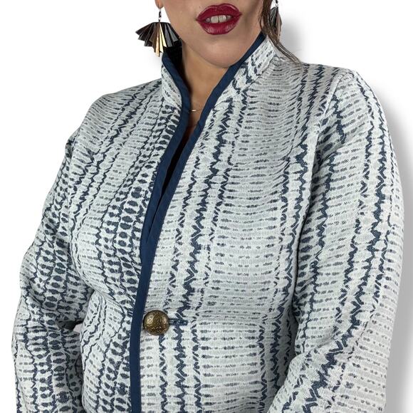 New with tags TRIMDIN Artisan crafted reversible tie-dye jacket - Picture 5 of 17